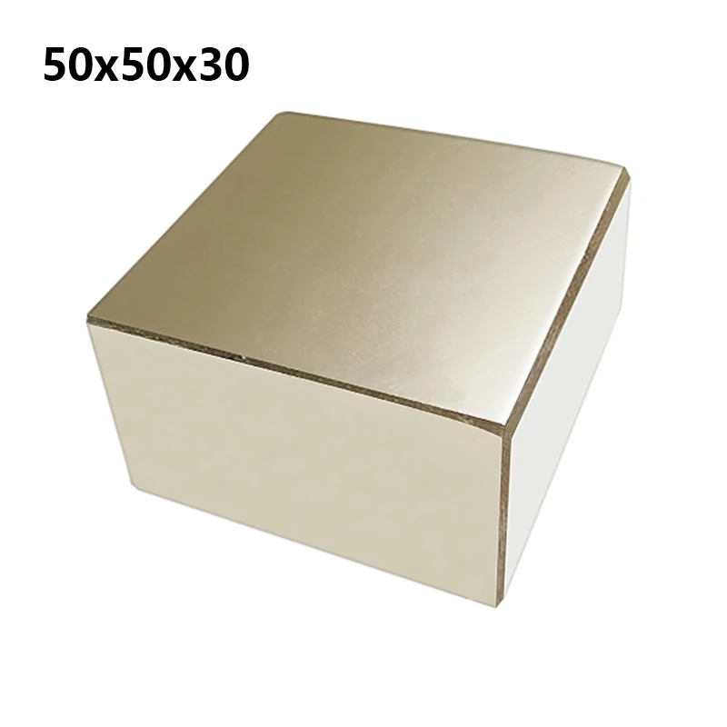 Неодимовый магнит 50x50x30 мм 40x40x20 сверхмощные магниты Блок редкоземельный N52 NdFeB
