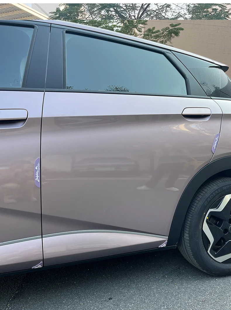 For BYD Dolphin Silicone door anti-collision strip sticker Door protection against scratches Car accessories