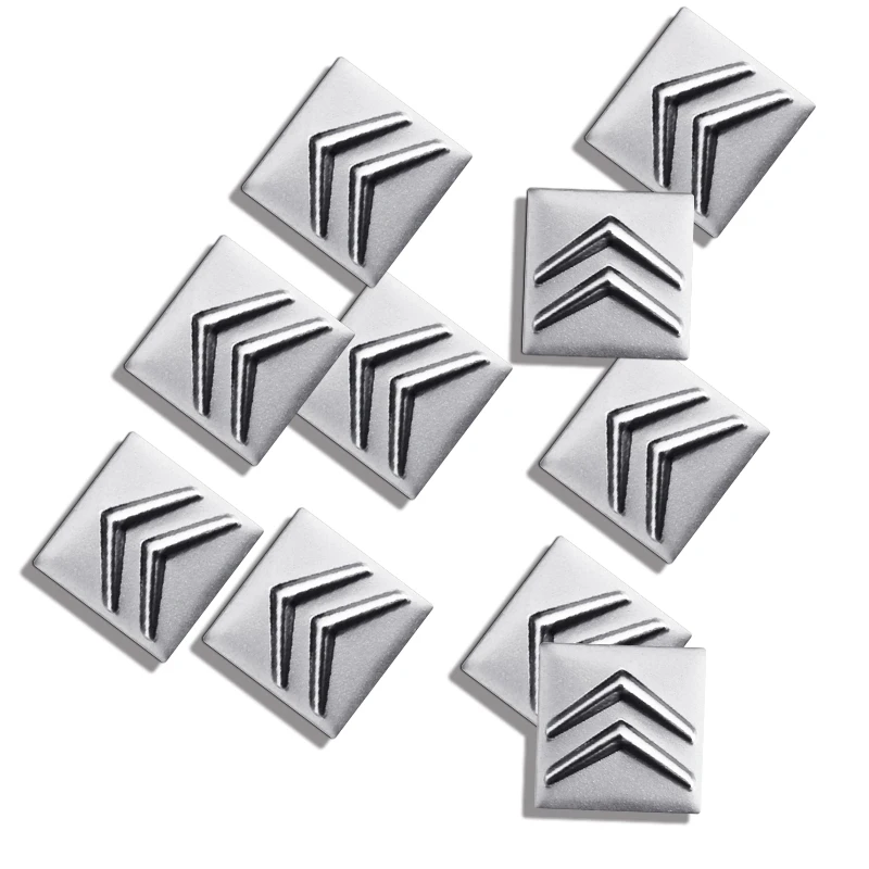 Car Stickers Car Accessories Car Emblem Stickers 16mm Aluminum Car Key Shell Sticker Badge Decals For Citroen C4 C1 C5 C3 C6 C5 C8 DS C-ELYSEE VTS C4l Xantia DS3 C8