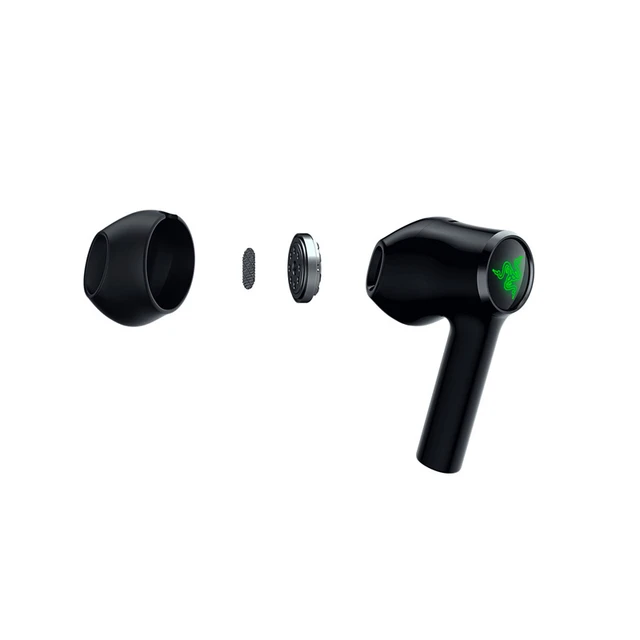 Razer Hammerhead True Wireless Bluetooth Earbuds - Black - Micro