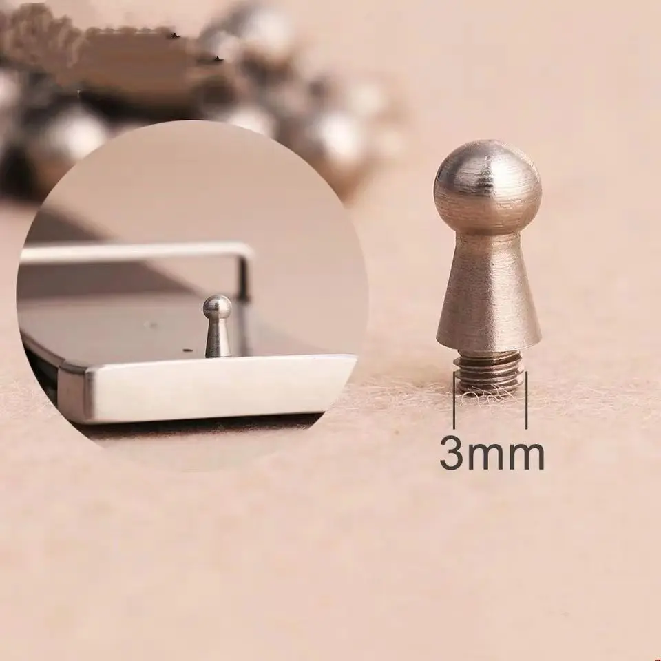 Belt Buckle nail hardware fitting screw punching needle hanging buckle 3.5mm