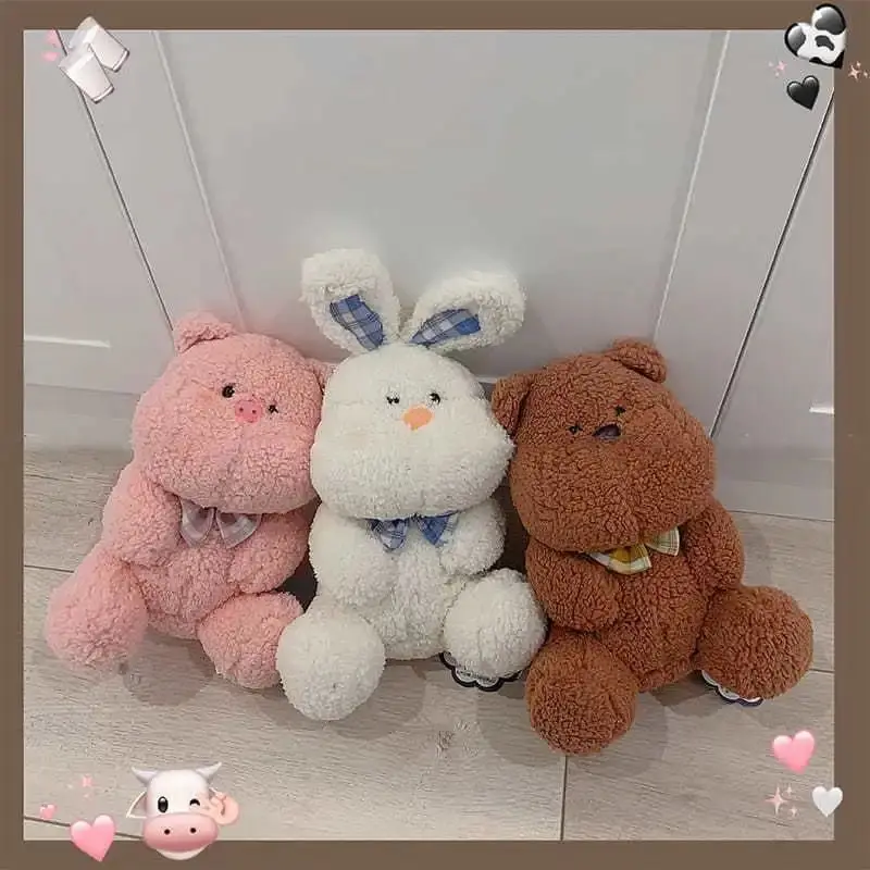 

23cm Soft Stuffed Animals Kids Kawaii Bunny Rabbit Sleeping Cute Cartoon Plush Toy Animal Dolls Children Birthday Gift