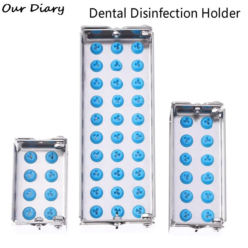 

8/12/30 Hole Dental Disinfection Box Autoclave Sterilizer Case Burs Endo Files Holder For Burs Dentist Instrument