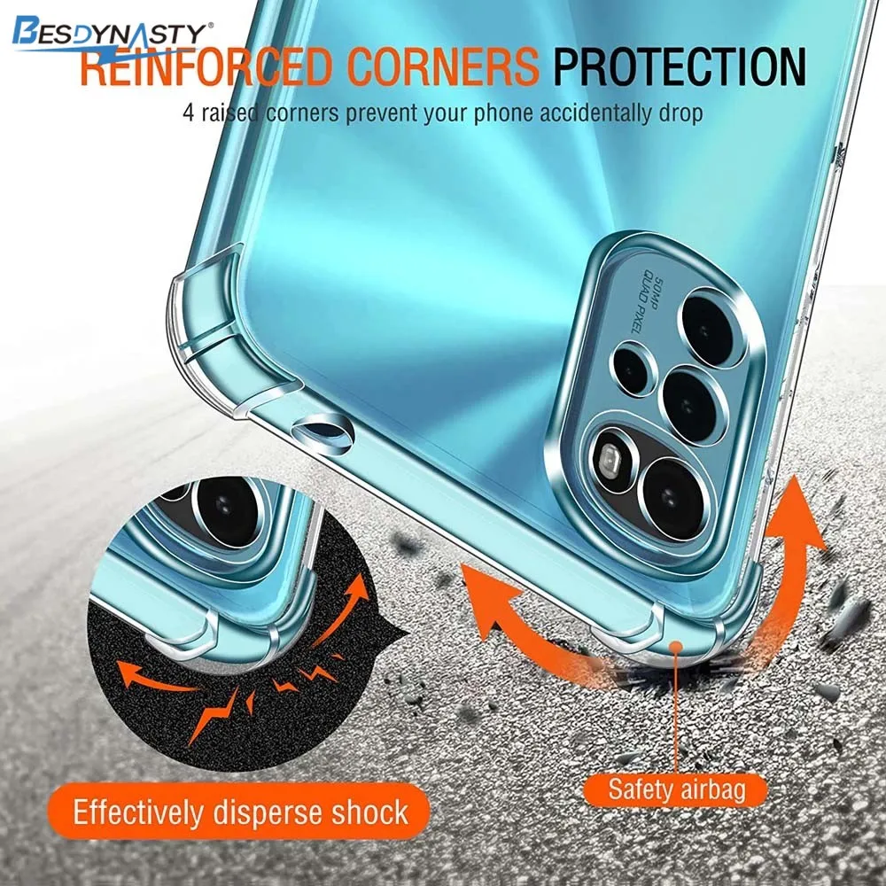 Durable Clear Shockproof Silicone Phone Case