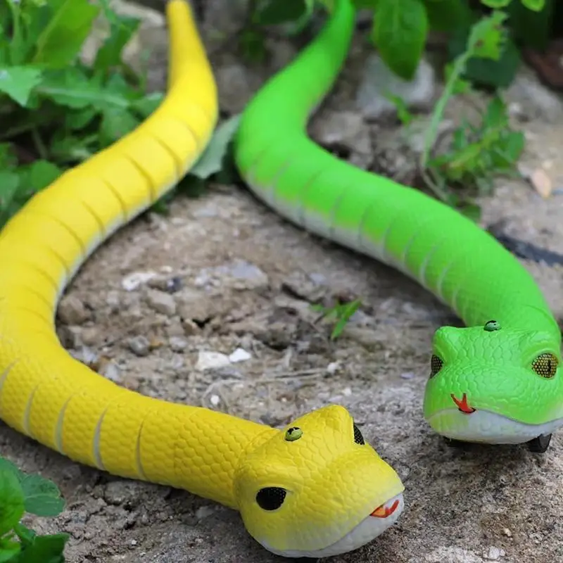 Simulation Remote Control Snake Toys For kids Compulsion Scary Induction Snake Reptile Electronic Prank Toy Holiday Parties gift 6