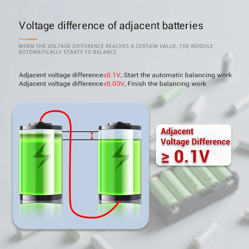 1.2A battery cell balancer inductive lipo/lifepo4 voltage balancing module 3S 4S