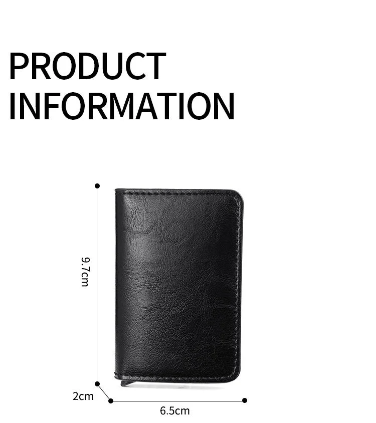 Herren Kartenetui Mit Rfid Schutz Aus Aluminium Carbon Optik_voghion.com