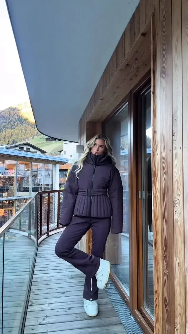 Women Casual Belted Hooded Cotton Coat Solid Full Sleeves Stand Collar Zipper Padded Jacket 2026 Lady Winter Daily Outwear New