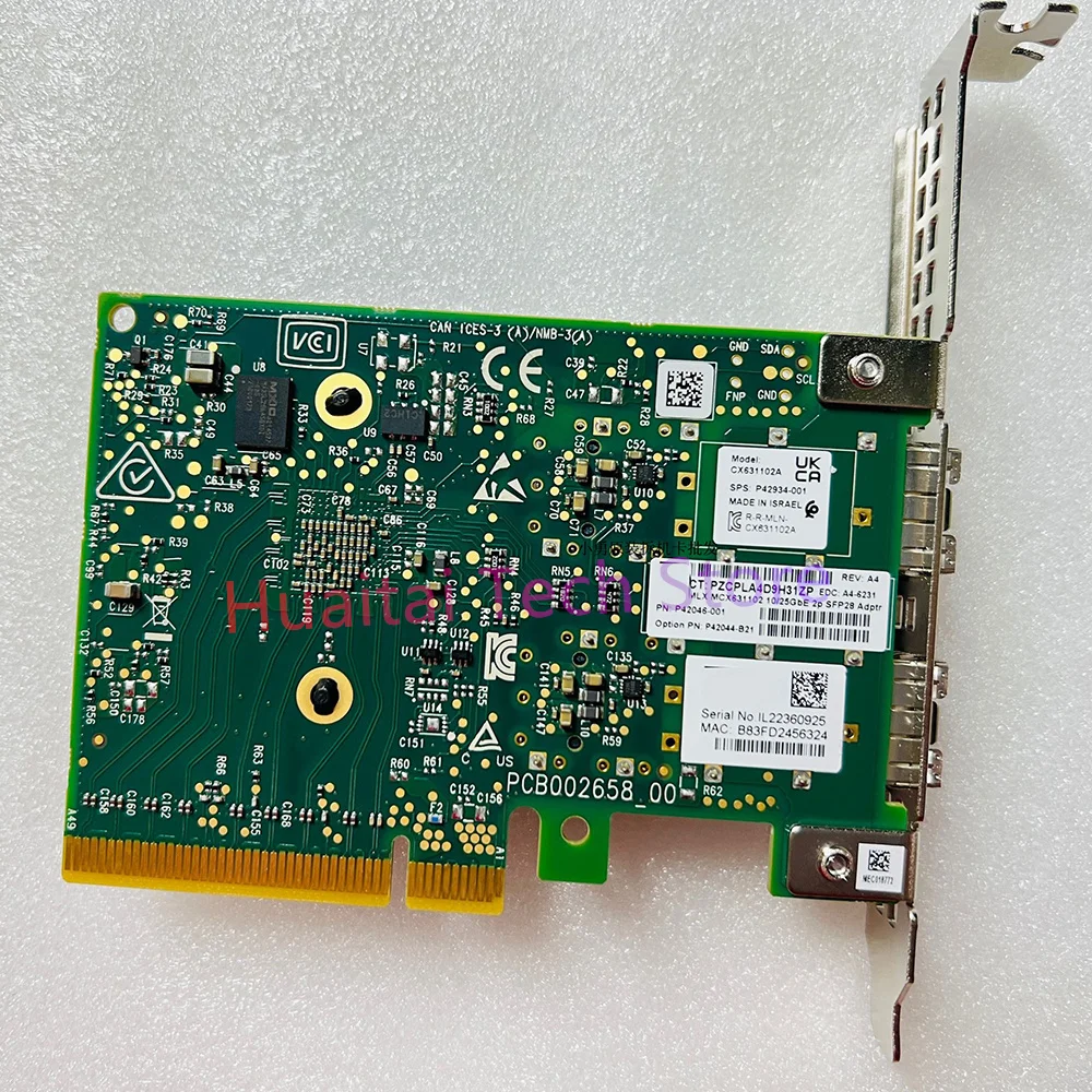 For HPE 10/25G Ten Gigabit Network Adapter MCX631102A P42046-001 P42044-B21 7 For HPE 10/25G Ten Gigabit Network Adapter MCX631102A P42046-001 P42044-B21 - Image 5