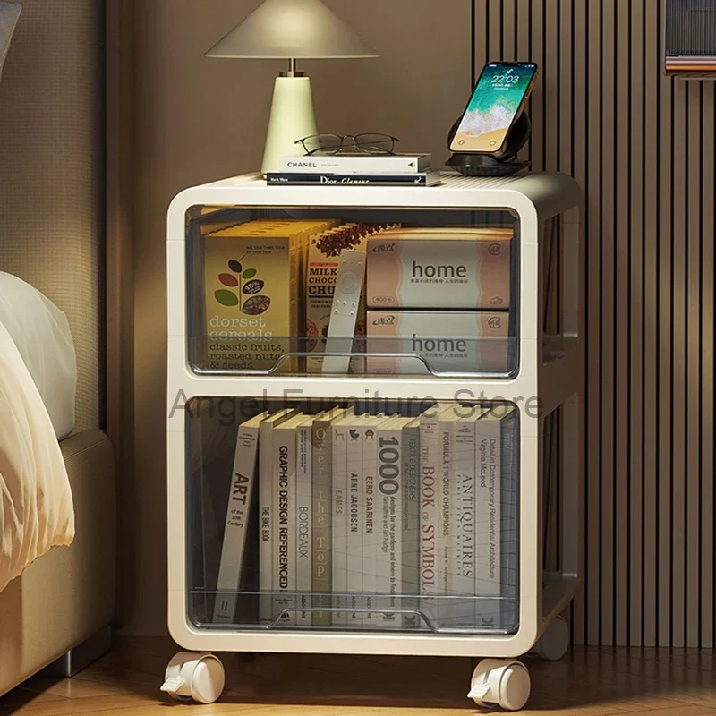 아크릴 방 침대 옆 테이블 서랍, 현대 나이트 스탠드, 거실 캐비닛 서랍, 침실 뮤블 메종 실내 장식