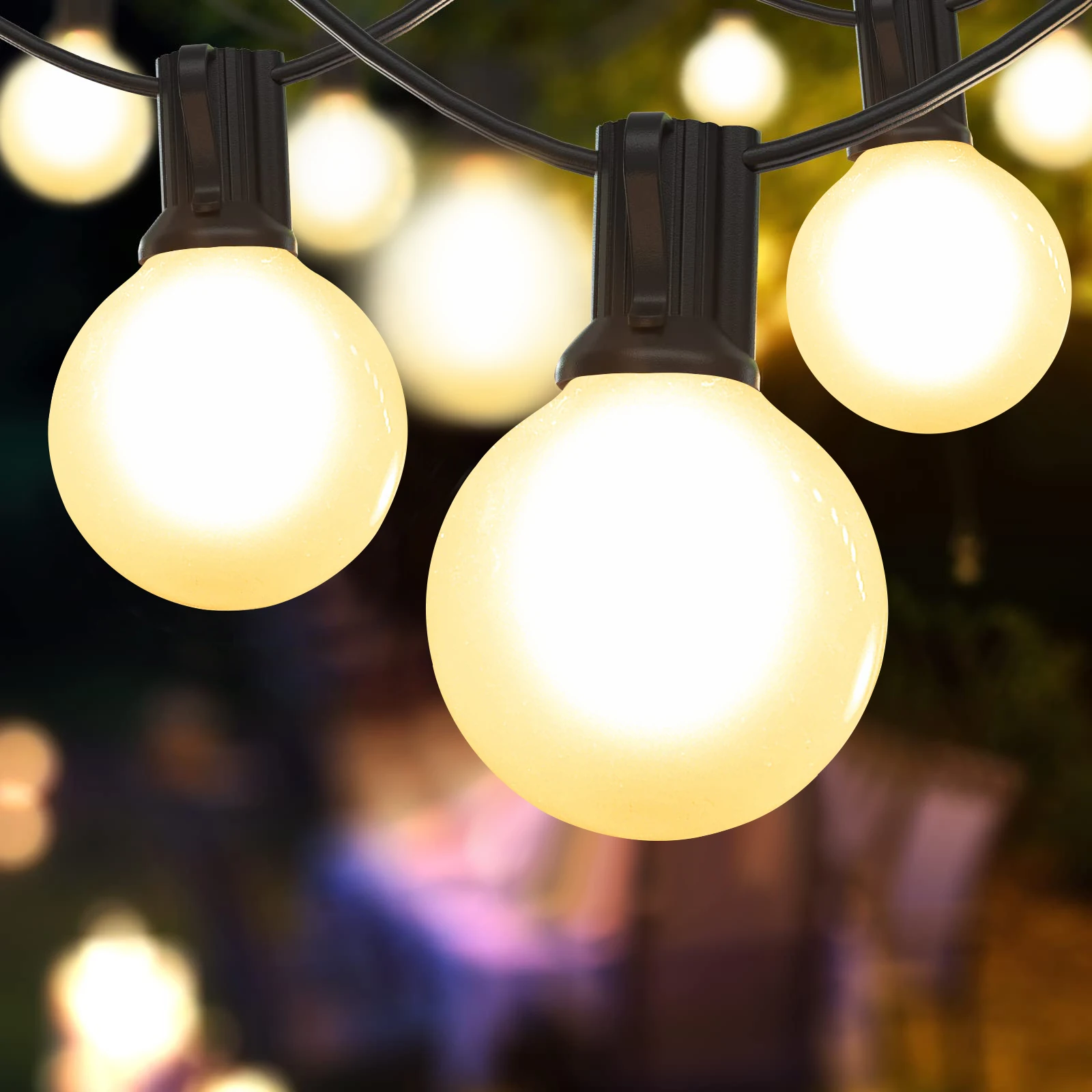 Outdoor LED String Lights - White