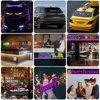 Devil's Eye Truck Windshield Display Flexible Screen LED Matrix Pixel Panel Advertising LED Sign App Control For Car Store Hotel 6
