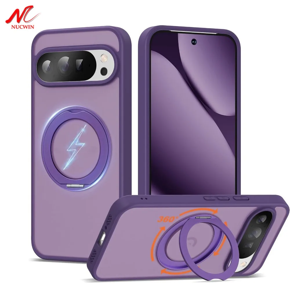 Magnetic Stand Holder for Shockproof Armor Matte Back Cover
