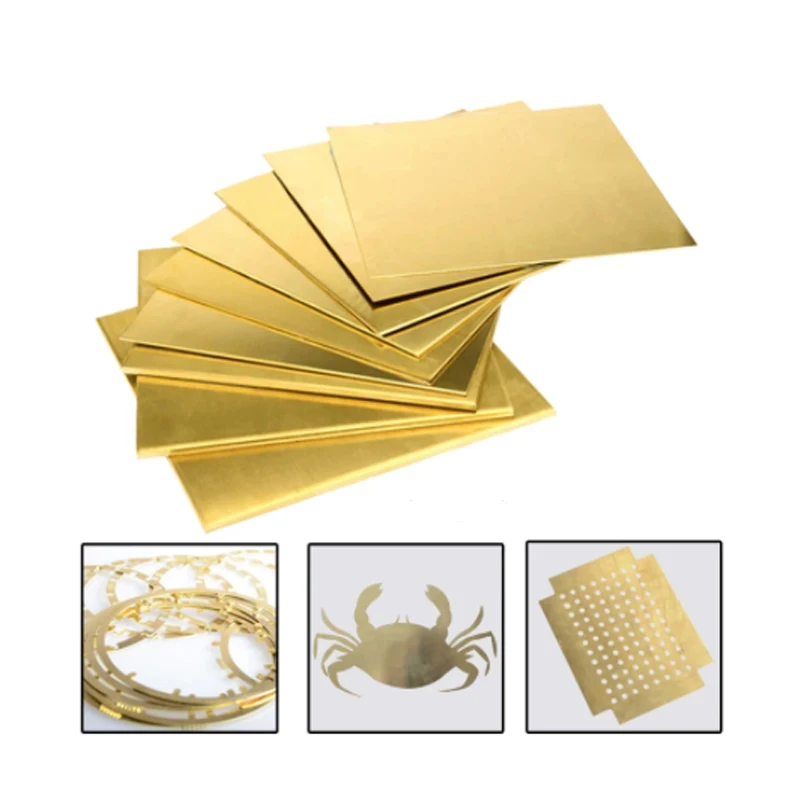 0.5/0.8/0.1/0.2/1/2x100 x100mm Brass Sheet Frame Model Mould Suitable For Manufacture of precision instruments ship parts brass sheet plate
