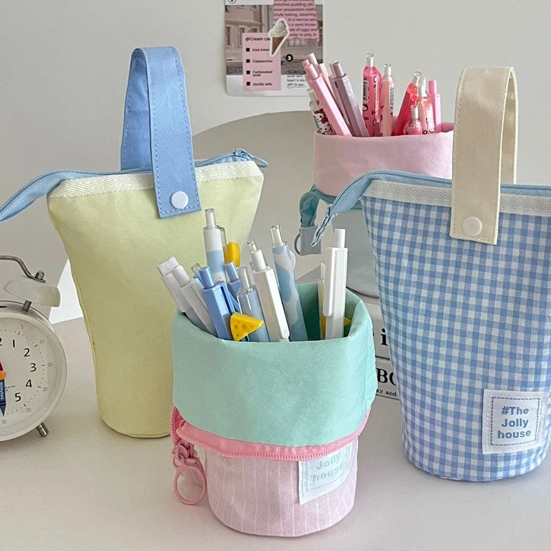 Large Capacity Pencil Case pencil case pen pouch Pen Storage Pouch Cute Pencil Holder Back To School Kids Gift Stationery Supplies Student