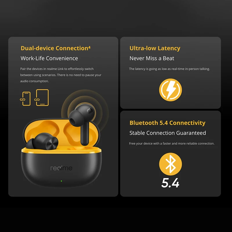 Bluetooth Headset Realme Air Buds Neo Charging Bluetooth Headset