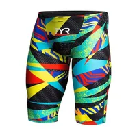 2025 Summer Men's Swim Jammer Athletic Training Swimsuit Shorts Beach Swimming Trunks Swimwear Jammers Tights Diving Surf Shorts 1