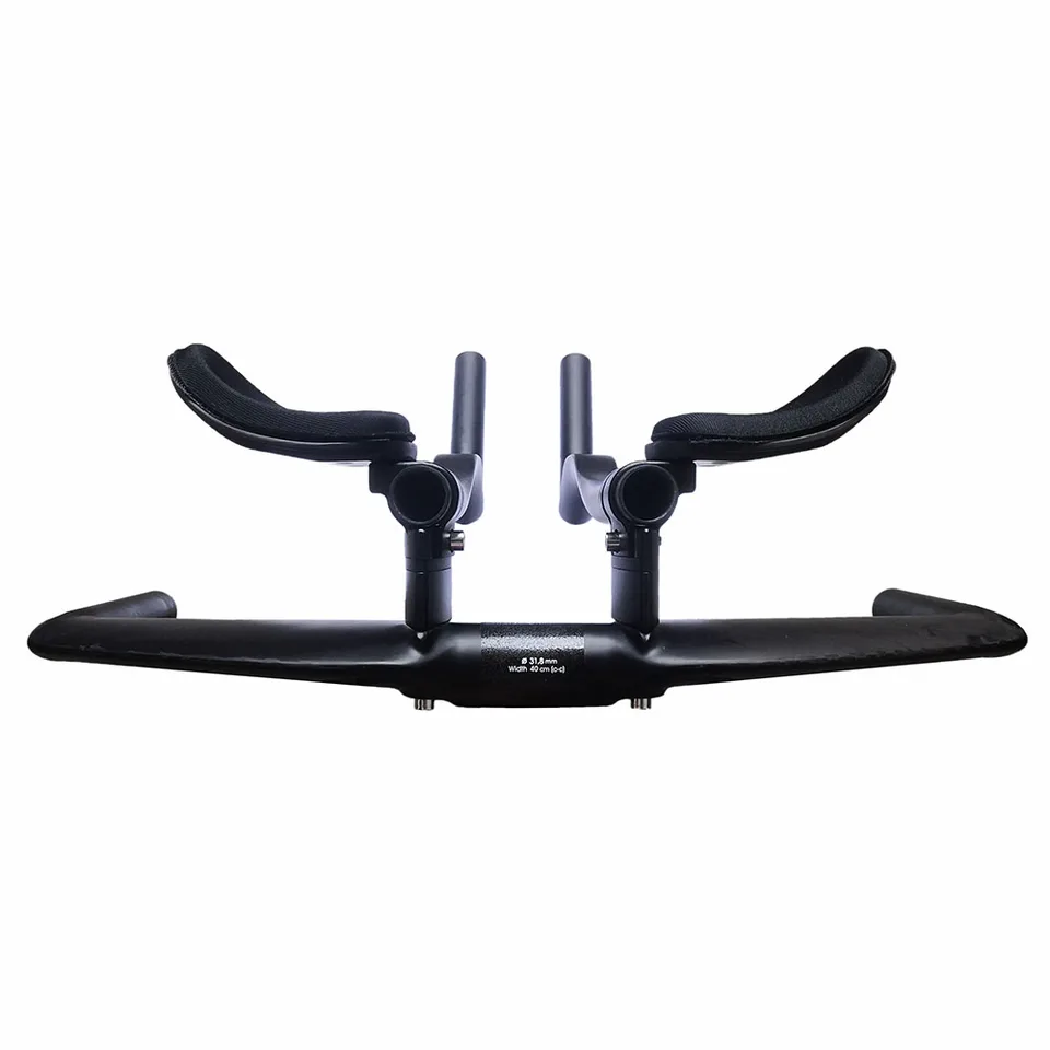 Guidon Triathlon Carbone 15 Degrés 400mm - Neuf Avec Potence, Compatible Tous Vélos, Garantie 2 Ans