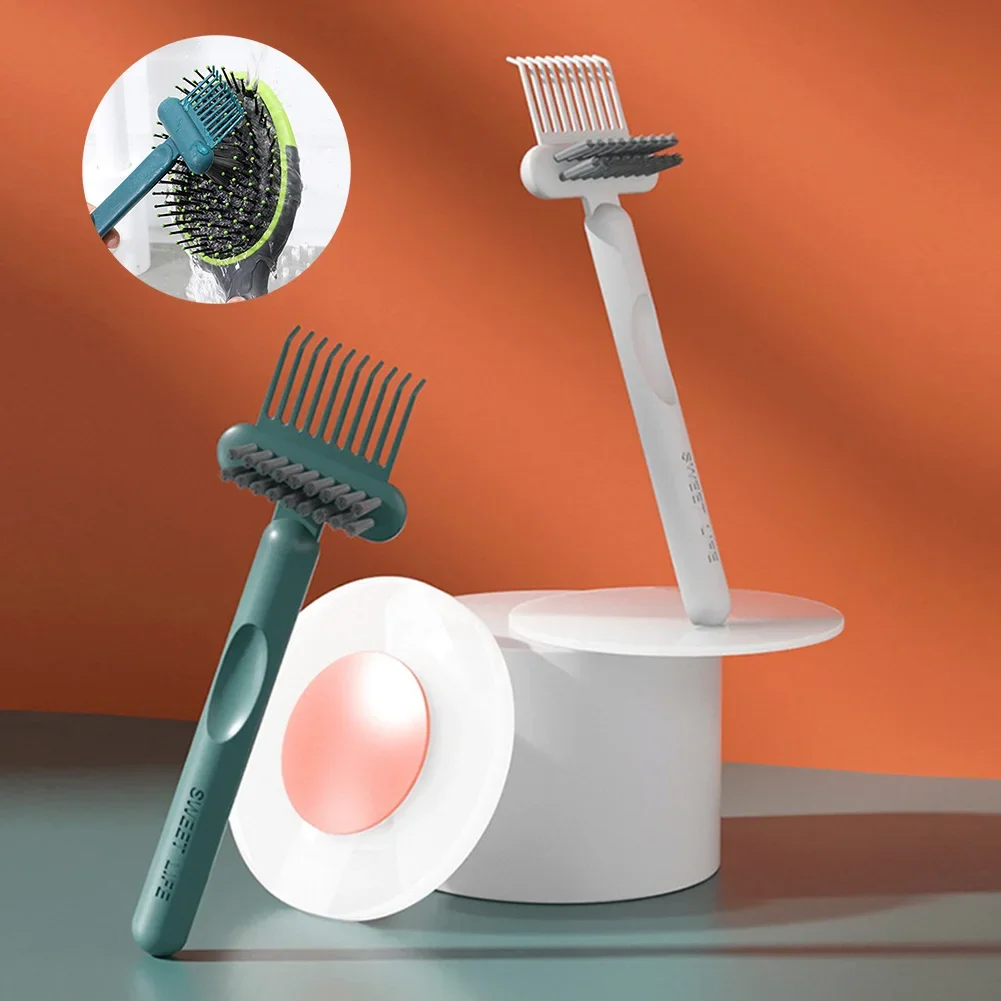 2-In-1 Mini Hair Brush and Comb Cleaning Tool
