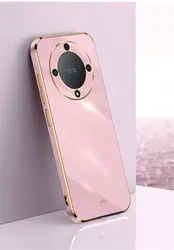 Enhanced 6D Plating Silicone TPU Soft Back Cover for Not with Ring Holder (PURPLE)