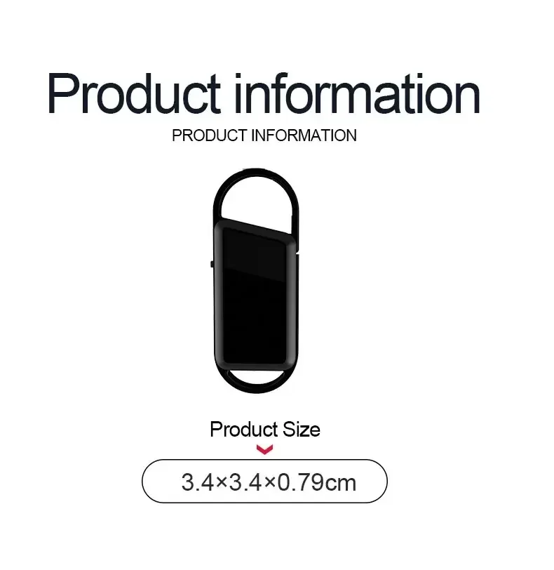 Diagramma delle dimensioni del prodotto per registratore compatto
