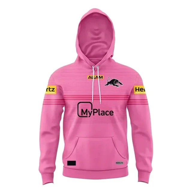 thumbnail image 1 of Sudadera con capucha y gorra para niños de Penrith Panthers 2024, personalizada, para local, visitante y entrenamiento, talla: 16-26 (nombre y número personalizados impresos), 1 of 4