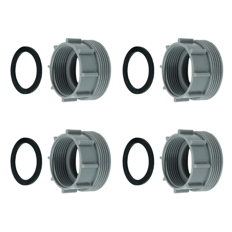 45 to 58mm Connector Versatile Kitchen Pipe Adapter Corrosion Resistant ABS Reducer Drain Pipe Joint Simple