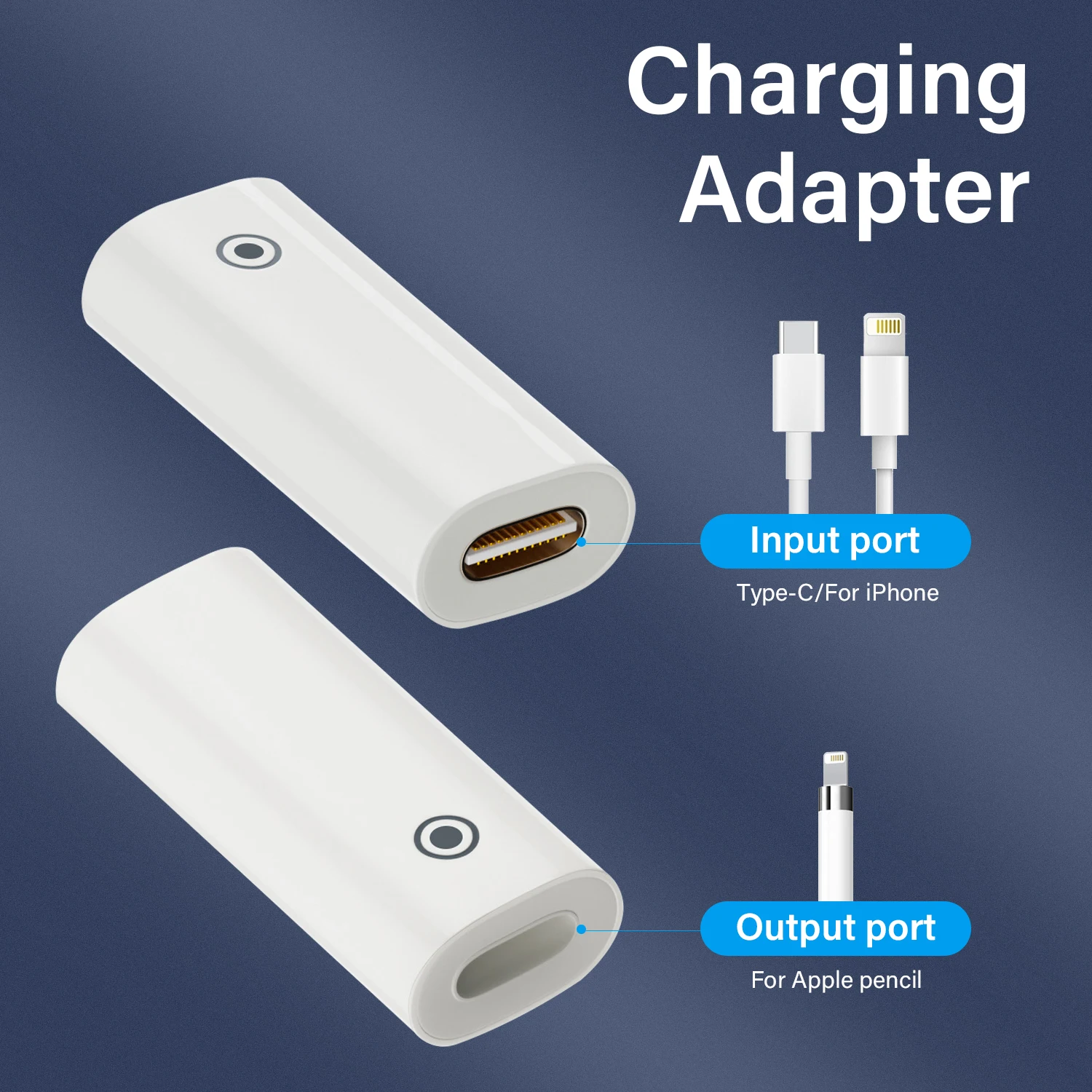 Usb C Ipad Pencil Charger Type C Charging Adapter Apple Pencil