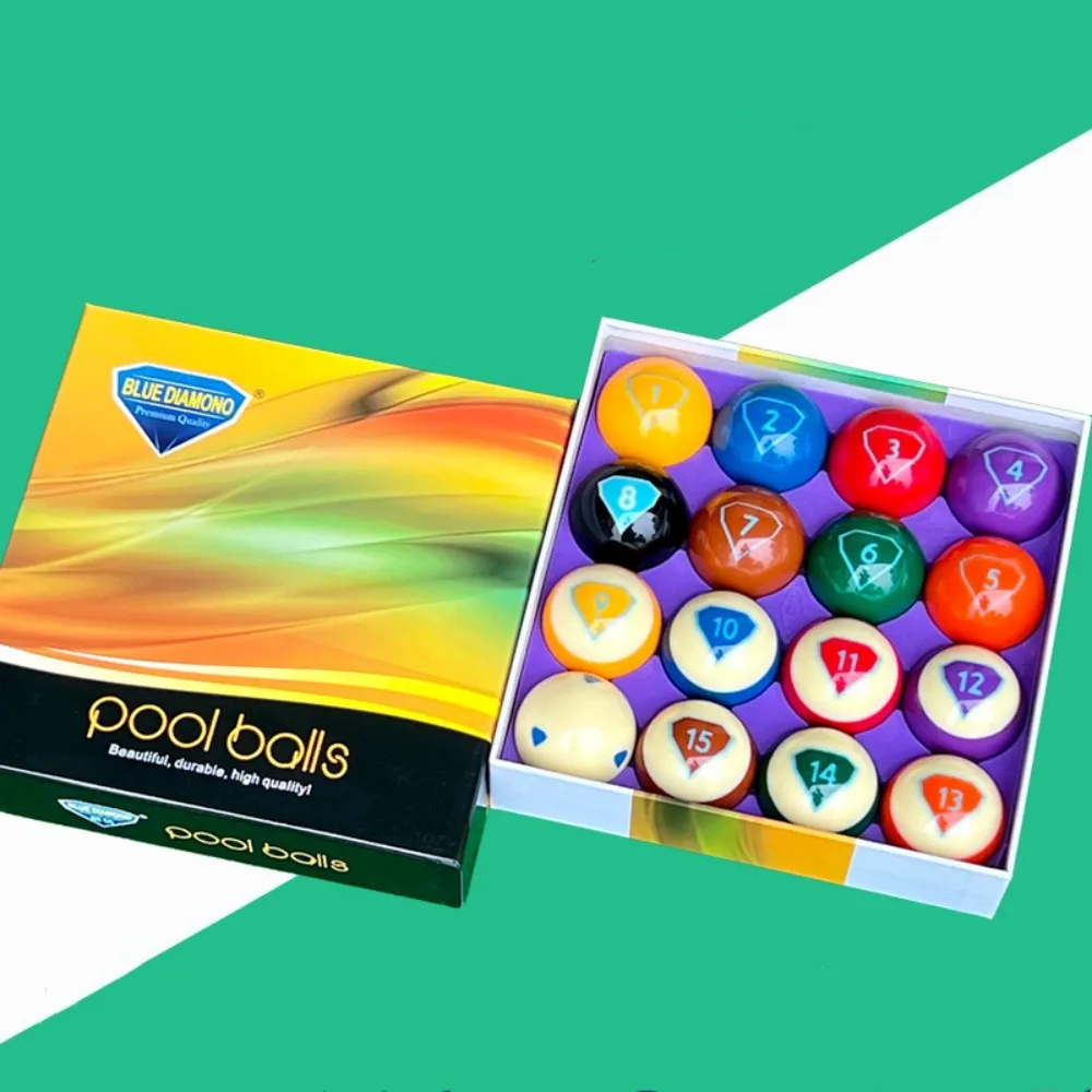 Blue Diamond Premium Quality Phenolic Resin Billiard Pool Ball Set 2-1/4"