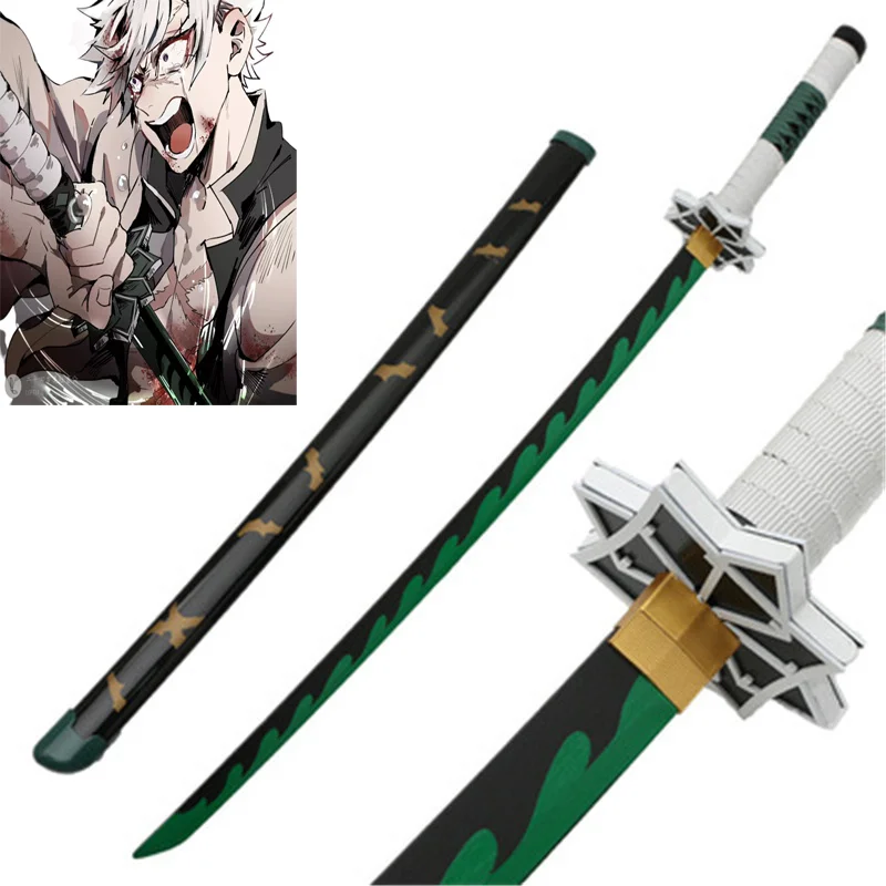 

Cosplay Shinazugawa Sanemi Bamboo Assembled Sword Anime Agatsuma Zenitsu 104cm Weapon Model Katana