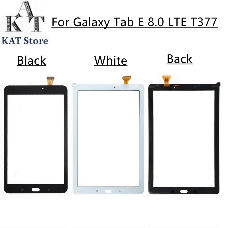 

Сенсорный экран 8,0 дюйма для Samsung Galaxy Tab E 8,0 LTE T377, дигитайзер Adheisve, сменная Передняя стеклянная панель объектива