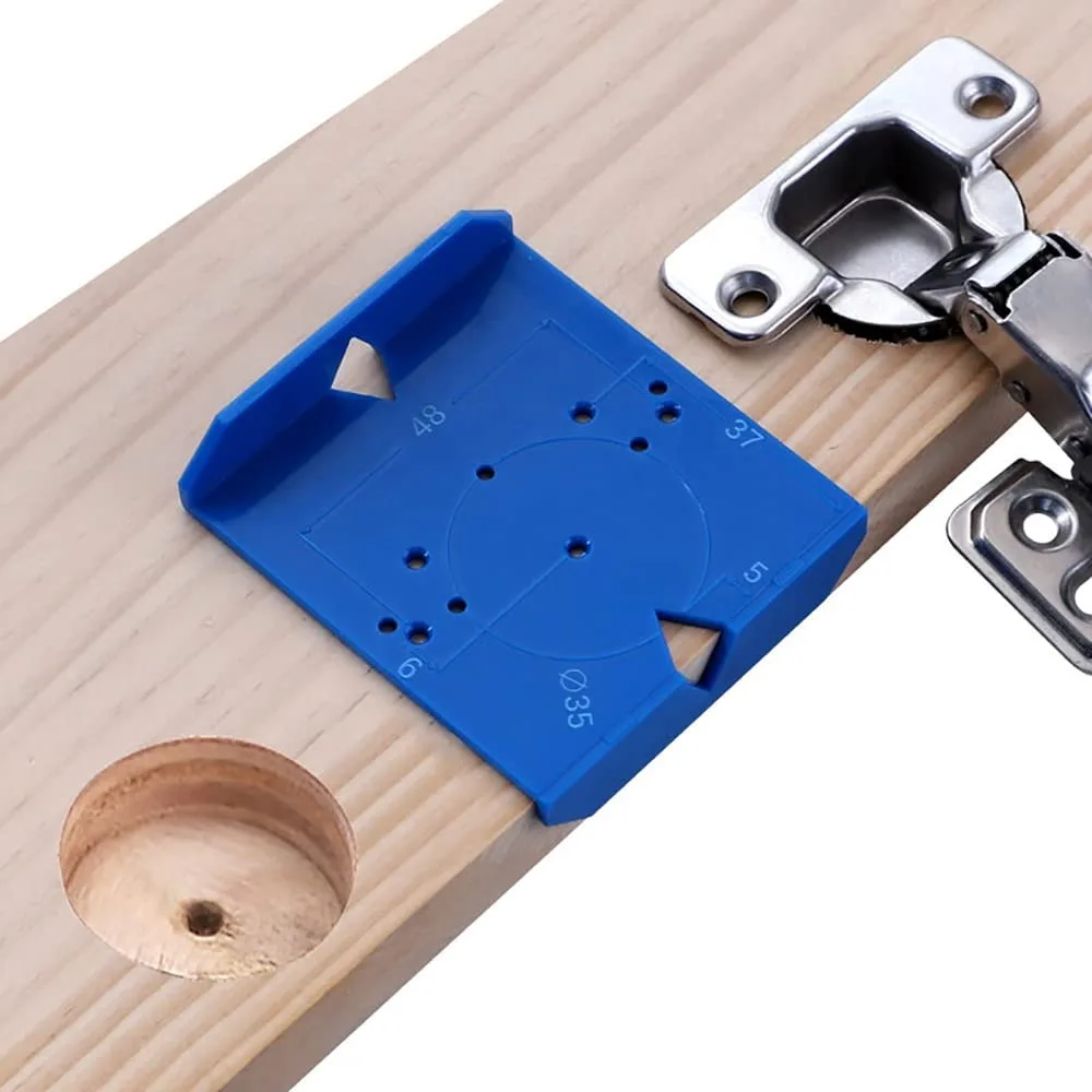 

for 35mm/40mm Cabinet Door Hinge Jig Soft Close Installation Tool Mounting Jig Cabinet Hinges Positioning Ruler