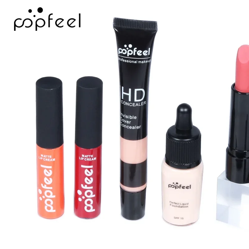 Best-Selling Popfeel Make Up Kit Full Set All in One Eyebrow Eyeliner Lipstick Lip Gloss Tint Concealer Luxe Sets Gift Women New 3 Best-Selling Popfeel Make Up Kit Full Set All in One Eyebrow Eyeliner Lipstick Lip Gloss Tint Concealer Luxe Sets Gift Women New 3