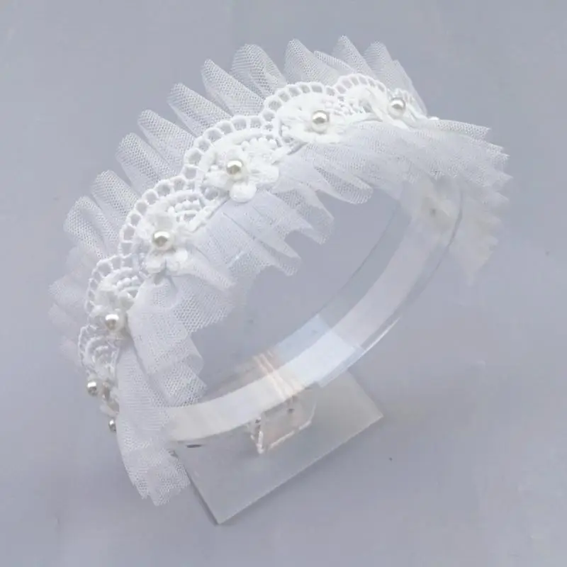 cheap baby accessories	 Girls Hair Accessories Lace Chiffon Flower Embroidery Headband Newborn Baby Hair Band Headdress Girl Princess Hair Headwear 0-2Y Baby Accessories