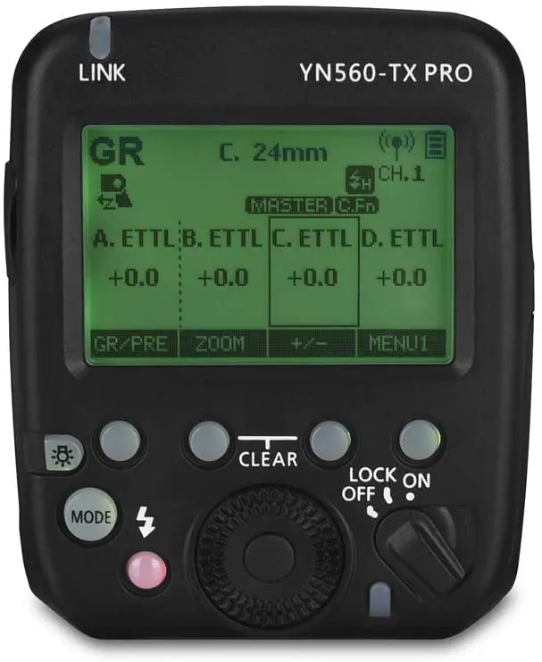 Yongnuo Yn560-Tx Pro S Wireless Flash Speedlite Trasmettitore Trigger Hss Ttl Per Sony A7C A7Siii Camera Fit Yn560 Iii Iv Yn200