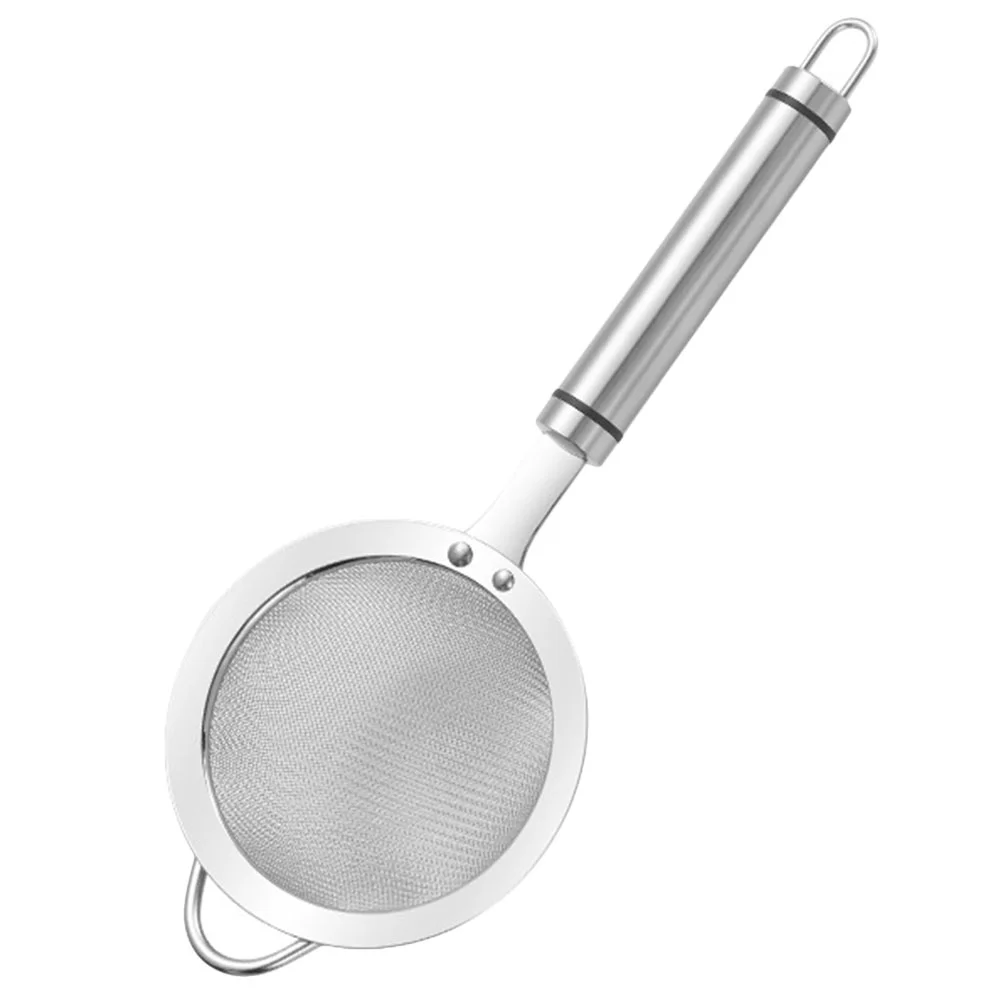 

Yogurt Strainer Stainless Steel Filter Fat Colander 10cm Kitchen Oil Mesh Ergonomic Food Baby