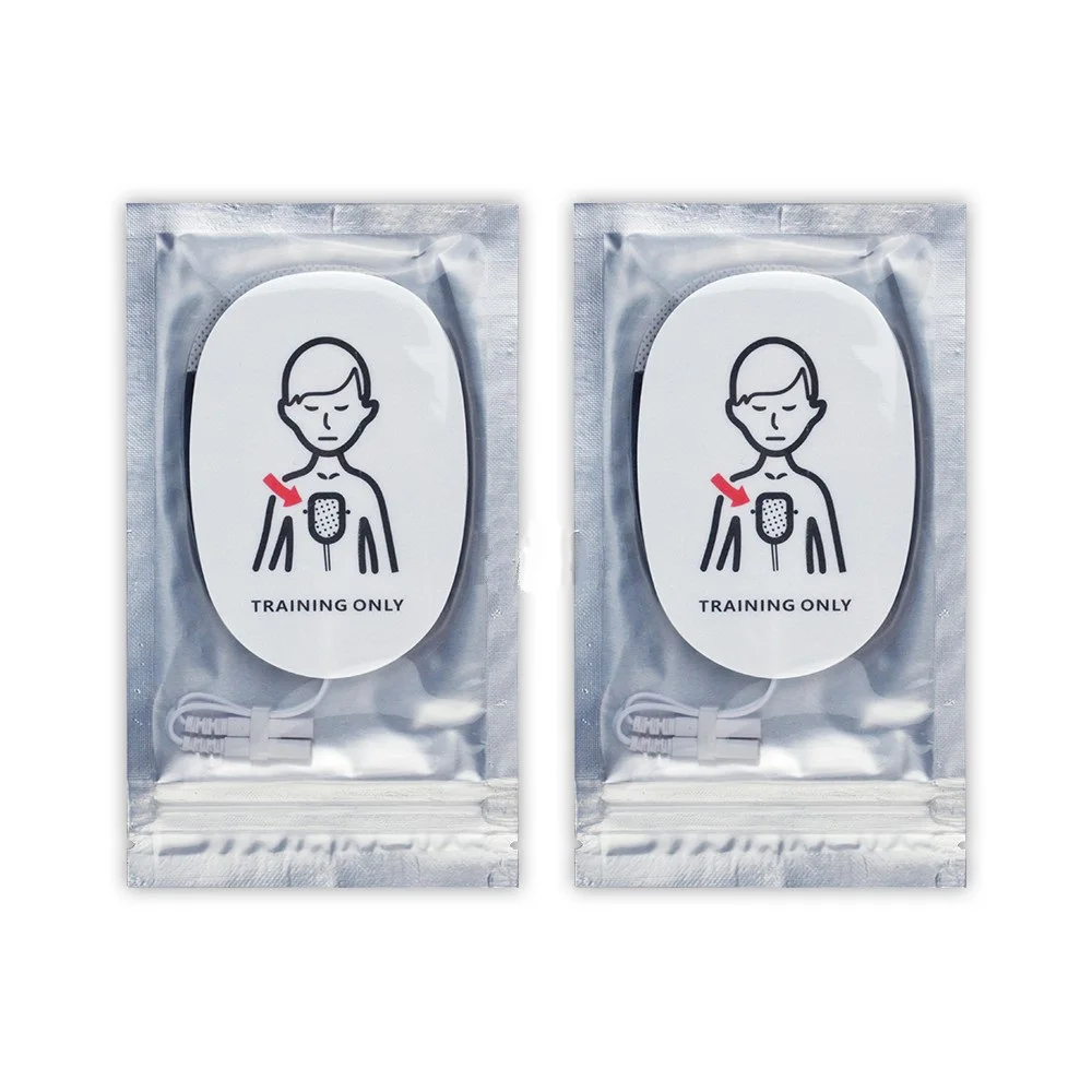 AED Training Device Patches First Aid Training Replacement Pads Adult/Childs Training Universal Trainer - 2