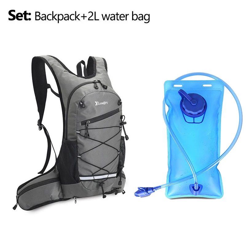 2Liter Water Bag Backpack Set MTB Bike WaterBag Rucksack Bicycle Hydration Backpack Cycling Sports Refill Water Bladder Knapsack 2