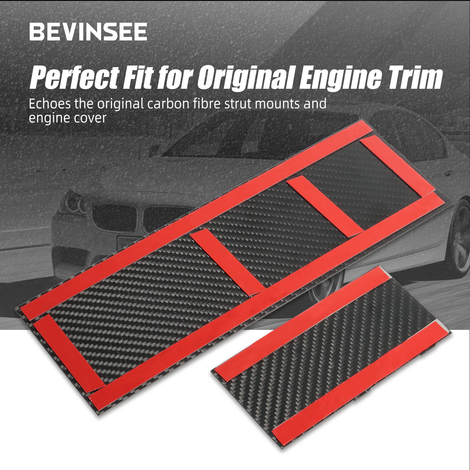 Carbon Intercooler Cover Charge Cooler Decorative Cover For BMW S55 Engine M3 F80 M2 F87 M4 F82 F83