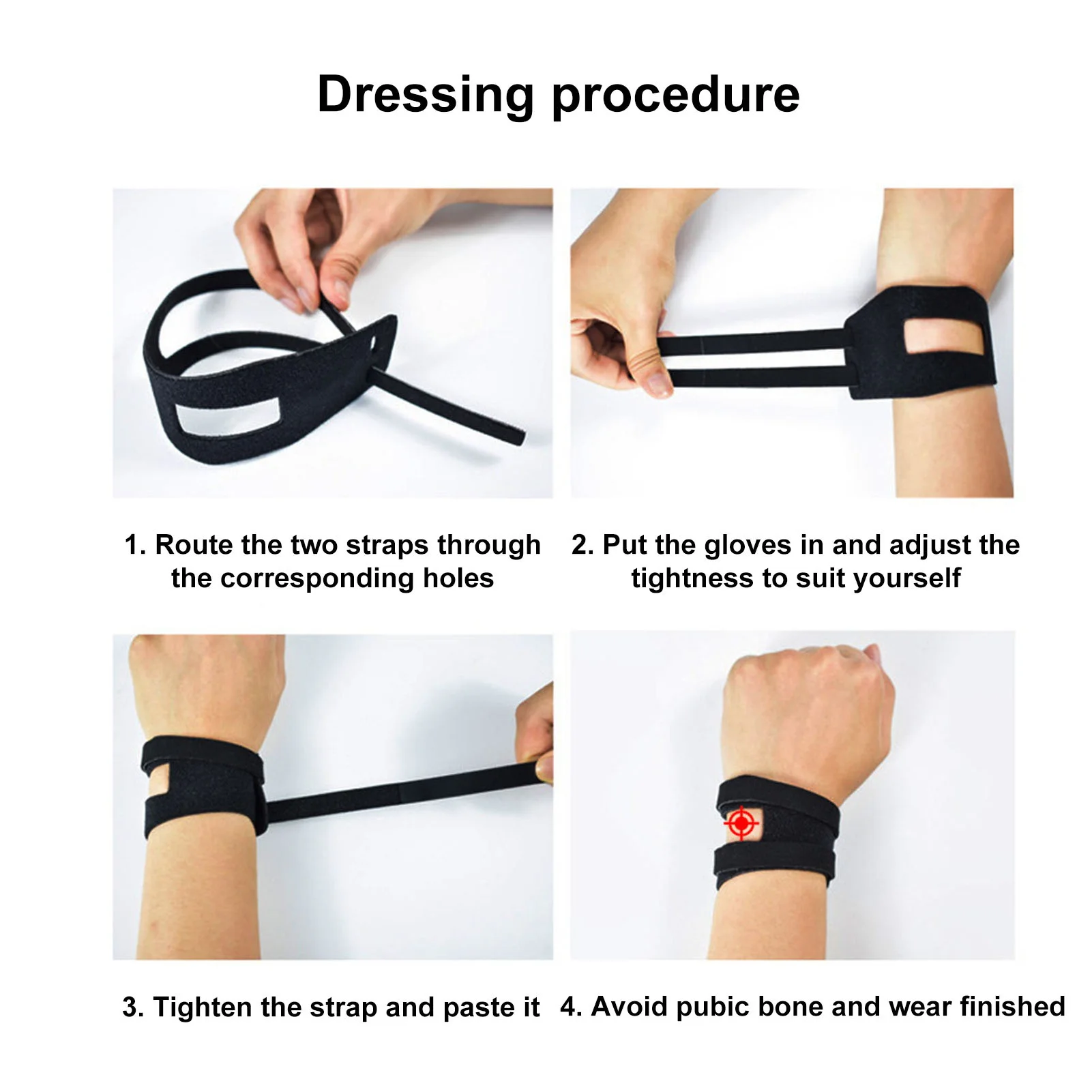 Adjustable Yoga Fitness Wristband Wrist Brace Relief Pain Wrist Band Brace Injury TFCC Tear Injury Sports Support
