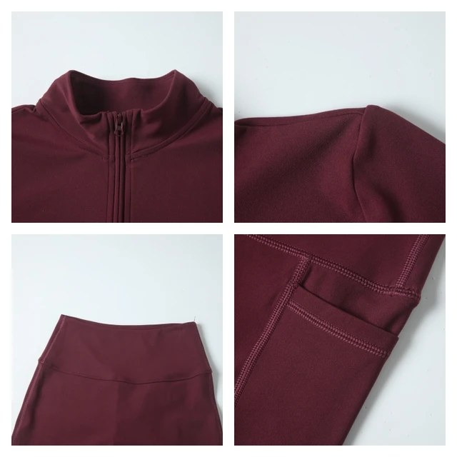 Hearuisavy Long Sleeve Workout Suit Sports Set Women Quick-Drying Gym Bra Set Women Short Tracksuit Running Workout Yoga Clothes