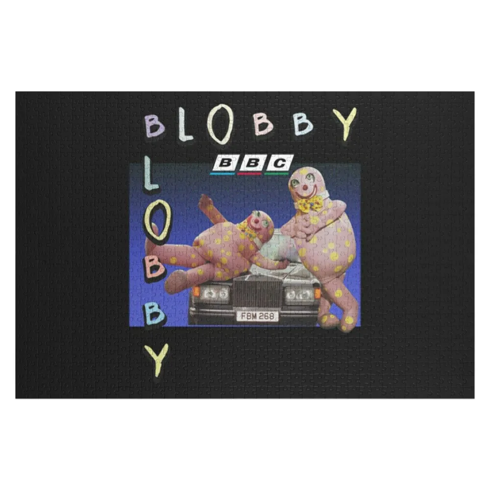 

Винтажный деревянный пазл для взрослых BLOBBY 90-х