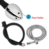 25 to 200cm Douche Silicone Bidet Enema Syringe Anal Shower Cleaning Head Set  Nozzle Tip Faucet Attachment Bathroom Accessories 5