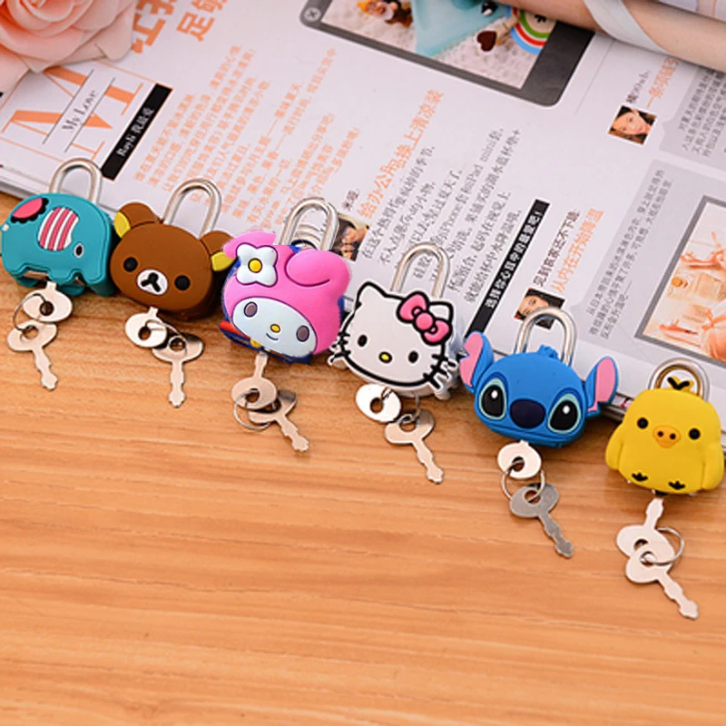 

Новый милый навесной замок Hello Kitty моя мелодия милый мультяшный аниме Sanrio аксессуары для чемодана ящика шкафа мини-замок безопасности