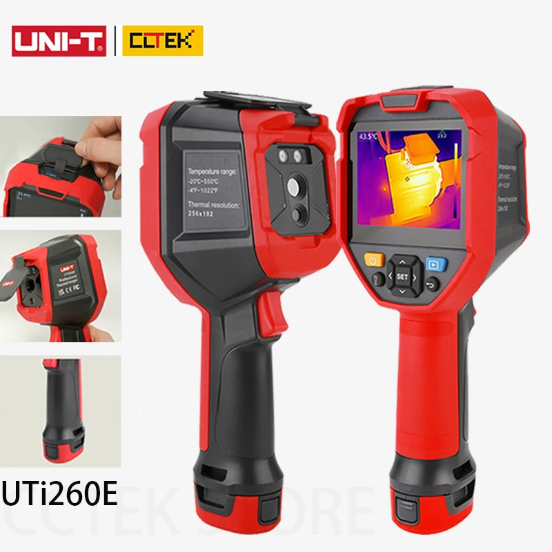 Uni t Uti260e 적외선 열화상 카메라, 모바일 플레이트 수리 건설용 이미지 유닛, Ir 이미지 수리