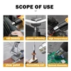 Hot Air Gun LCD Temperatures Adjustable Mini Heat Gun Thermal Blower Shrink Wrapping With Four Nozzles Construction Dryers 110V 4