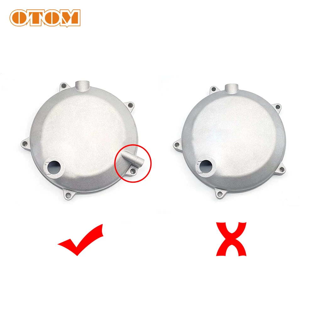 Защита двигателя мотоцикла OTOM, пластиковая крышка сцепления