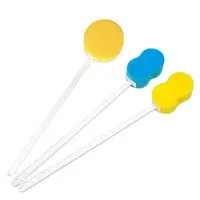 Durable Long Handled Bath Sponge Lightweight Back Scrubber Body Wash Brush Soft Exfoliating Tool Back Washer 2