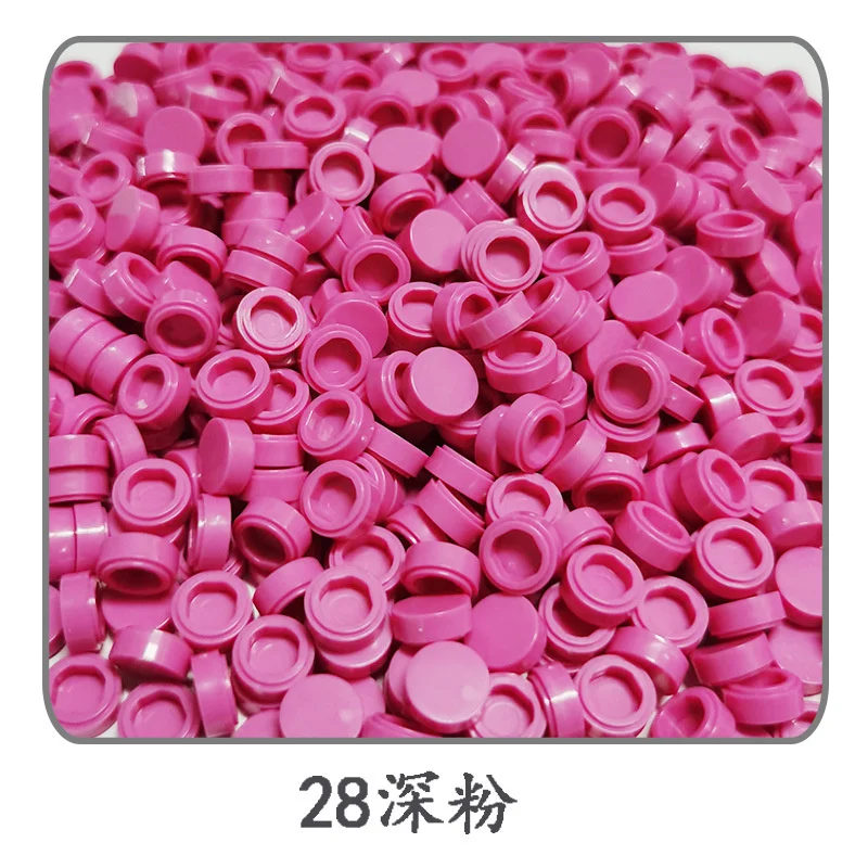 500-Piece Round Tile Set for Mosaic Art and Creative Building