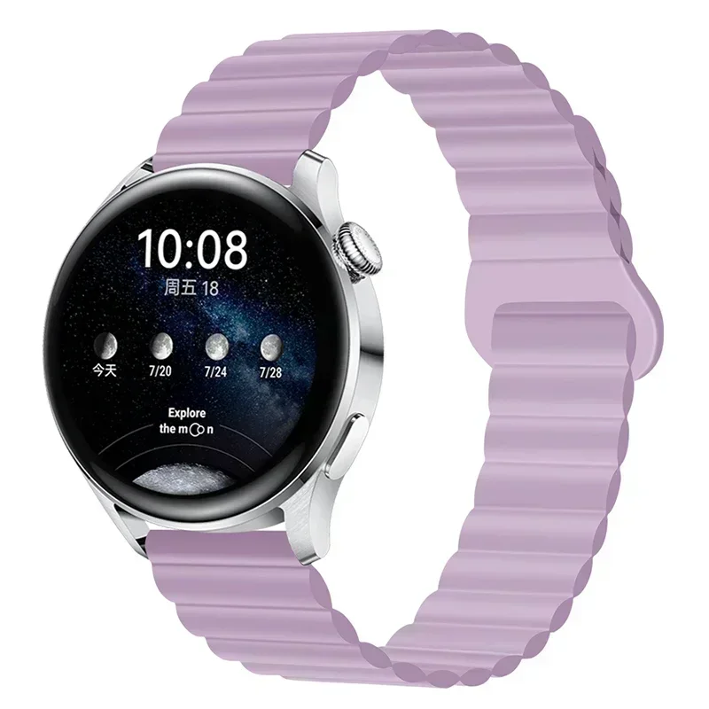 Magnetic Loop Silicone Watchband Strap